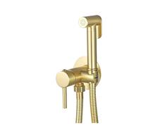 Handheld Toilet Bidet Sprayer - Brass Hygienic Shower Faucet, Adjustable Hot & Cold Water Mixer for Bathroom Vanity, Easy Install Bidet Attachment for Ultimate Cleanlines