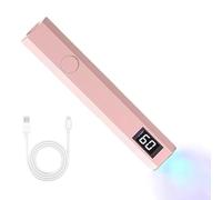 Handheld Uv Nail Light, Led Display Nail Lamp, 4.06x0.75in Rechargeable Pen Dryer, Double Timer Function, Portable Nails Dryer for Women, at Home Manicures
