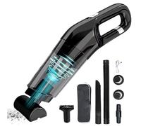 Handheld Vacuum for Pet Hair - Cordless USB Cleaner | 5000pa Rechargeable Handheld Vacuum with Powerful Suction for Car Home Dog Cat Couch Sofa Furniture Bed Mattress Carpet Office Auto Truck Cleaning