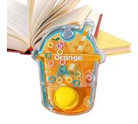 Handheld Water Game - Looping Ring Toss Toy Mini | Liquid Filled Play Leakproof Compact Design Button Press Interactive for Boys Girls, School, Classroom, Home, Travel or Camping