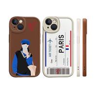 Handimake Custodia per telefono personalizzata per iPhone 15/11/12/13/14 Pro Max/Mini, custodia per telefono personalizzata con foto/testo per regalo di compleanno per amici (custodia per telefono in