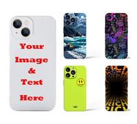 Handimake Custodia per telefono personalizzata per iPhone 16/15/11/12/13/14 Pro Max/Mini, custodia per telefono personalizzata con foto/testo per regalo di compleanno per amici (custodia per telefono