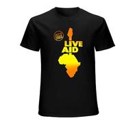 HANDINGMIAO Live Aid Band July 1985 Festival T Shirt Funny Vintage Gift for Men Women Size XL