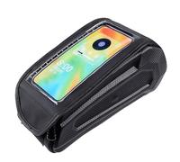 Handlebar Bags, 1.7L Waterproof Bike Handlebar Bag with Phone Touch Screen & Adjustable Strap for Sports Travel Outdoor