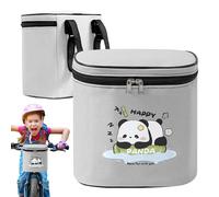 Handlebar Cycling Bag - Secure Strap Design,Waterproof Reflective Front Pouch, Lightweight Multi Compartment Organizer, | Travel Storage Solution for Boys Girls Scooter Outdoor School Bicycle