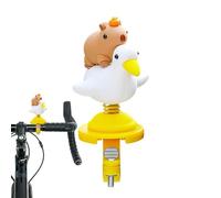 Handlebar Decoration - PVC, 0.79-1.18in Swing Capybara Figurine Screw Fixation, Easy To Install | Fun & Portable Decorative Handlebar Toy, Bike Shaking Doll For Motorcycle Handlebars, Scooters