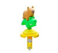Handlebar Decoration - PVC, 0.79-1.18in Swing Capybara Figurine Screw Fixation, Easy To Install | Fun & Portable Decorative Handlebar Toy, Bike Shaking Doll For Motorcycle Handlebars, Scooters