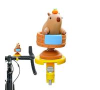 Handlebar Decoration - PVC, 0.79-1.18in Swing Capybara Figurine Screw Fixation, Easy To Install | Fun & Portable Decorative Handlebar Toy, Bike Shaking Doll For Motorcycle Handlebars, Scooters