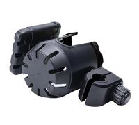 Handlebar Drink Cup Holder | Scooter Water Bottle Holder, 2-in-1 | Adjustable Bicycle Water Bottle Cage for E-Bike Stroller Wheelchair
