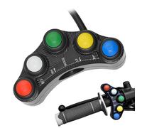 Handlebar Light Button - Waterproof Handle Bar Button,Motorcycle Handlebar Headlight Horn Turn Light Control, Professional Motorcycle Modified Accessories