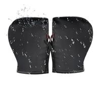 Handlebar Mittens - Leather Portable Handlebar Gloves, Winter Warm Windproof Gloves, Waterproof Hand Muffs For Motorcycle Riding Mountain Biking Road Cycling Ebikes Scooter Men and Women