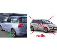 Handles-Brackets/Nessun Barre M0KX per Citroen C4 Grand Picasso Senza 2014-19