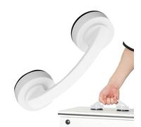 Handles per Shower - Removable Abs Vacuum Grip | No Drill Glass Door Handle, Strong Grab Bar Puller For Mirror Bathroom Cabinet and Kitchen Drawer