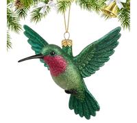 Handmade 3D Bird Christmas Ornaments, Decorative Feathered Tree Decor, Festive Holiday Bird Hanging Ornament for Home, Living Room, Window, Wall, Family Gatherings, Parties and Seasonal Celebrations