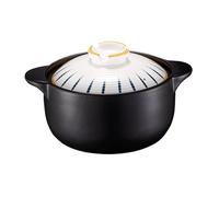 Handmade ceramic clay pot, household kitchen clay soup pot(D,2.5L)