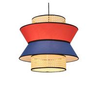 Handmade Chandelier | Creative Rattan Hanging Light Fixture for Kitchen Island, Living Room, Dining Room(50cm)