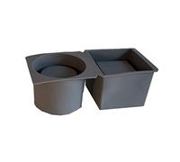 Handmade Concrete Flowerpot Mold Sqaure Round Resin Plant Silicone Flowerpot Art Jewelry Making Tools