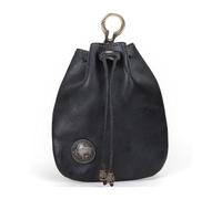 Handmade Cowhide Retro Storage Bag, Retro Coin Purse Handmade Leather Wallet, Portable Retro Handmade Key Pouch, Simple Handmade Bag for Women (Color : Black, Size : 1 size)