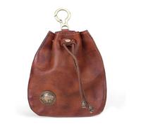 Handmade Cowhide Retro Storage Bag, Retro Coin Purse Handmade Leather Wallet, Portable Retro Handmade Key Pouch, Simple Handmade Bag for Women (Color : Brown, Size : 1 size)