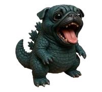 Handmade Dog Desktop Sculture, Dog Figurine, Small Realistic Cute Animal Figurine for Desktop TV Cabinet Fireplace Bookshelf Workplace Home Decoration