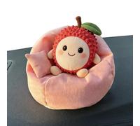 Handmade Doll Chair, Cute Miniature Sofa Ornament, 15cm Display Furniture with Table, Plush Fabric Decor, Toy Accessory with Cute Style, Furniture for Room Adorable Sofa Display Ornament