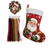 Handmade Embroidered Christmas Stocking Making Kit For Fall Home Bedroom