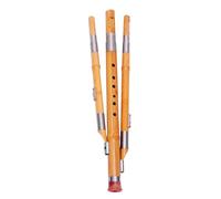 Handmade Hulusi di Bambù Tonalità C, Strumento Musicale Folklorico | Tre Voci, Due Sub e Plunger, Aspetto Elegante, per Principianti e Appassionati Stile Casuale