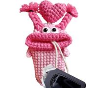 Handmade Key Case Cuddly Crochet - Sausage Mouth Car Key Holder Car Holder