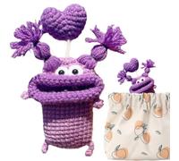 Handmade Key Case Cuddly Crochet - Sausage Mouth Car Key Holder Car Holder