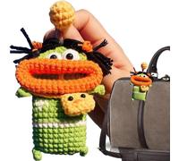 Handmade Key Case Cuddly Crochet - Sausage Mouth Car Key Holder Car Holder