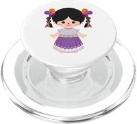 Handmade Maria Mazahua Doll - Mexican Lele Huichol Art PopSockets PopGrip per MagSafe