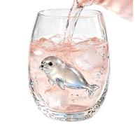 Handmade Marine Animal Glassware - 3D Sculpted Sea Creature Wine Glass |