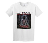 Handmade Noodles Lost Society Braindead Casual Round Neck T Shirt White 3XL