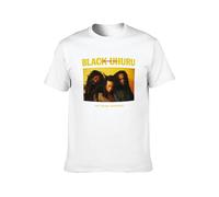 Handmade Noodles Uhuru Liberation Reggae Band Music Casual Round Neck T Shirt White M