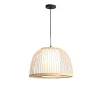 Handmade Pendant Lights Living Rustic Style Chandelier for Kitchen Island And Dining Room Brown(Natural,45 * 28cm)