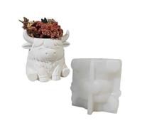 Handmade Plant Pots Mould Flexible Silicone Mould For Concrete Succulents Planter Creative Flower Pots Ornament Moulds Flower Pot Mold