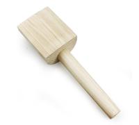 Handmade Pottery Mallet - Durable Ceramic Finishing Paddle, Cofortable Handle | Clay Paddle for Sculpting Molding Shaping, Wooden Craft Tool Artists Leather Work Kitchen Handcraft Projects
