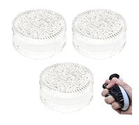 Handmade Silicone Stress Relief Toys, Super Soft Squeeze Soothing Dessert Toys, 3 Pack, Great for Relieving Stress(Clear)