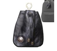 Handmade Vintage Cowhide Storage Bag - 3.54×0.78×4.52 Inches Cowhide Purse