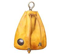 Handmade Vintage Cowhide Storage Bag - 3.54×0.78×4.52 pollici Cowhide