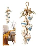 Handmade Wooden Ornament, Heart Pendant, Natural Christmas Decor