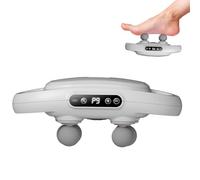 Handmassagegerät mit Handgriff, Tiefengewebemassagegerät,Tragbares Massagegerät mit 6 | Kompaktes, tragbares Sportmassagegerät für Sportler, LED-Anzeige, professionelle 9 Knoten