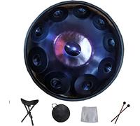 Handpan armonico Handpan Drum Handpan 432 Hz Handpan Steel Drum 9/10 Notes Strumento a percussione Professionale Handpan in Acciaio con Supporto per handpan, Custodia per handpan