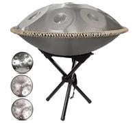 Handpan Drum Da 22 Pollici, Strumento A Percussione Professionale Handpan In Acciaio, Set Di Tamburi A Mano Per Strumenti Musicali A Percussione A 9/10/12 Note(SILVER-12 NOTES,440Hz)