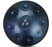 Handpan Drum In D Minori 9 Notes Drum A Mano In Acciaio 22 Pollici 22/56 Cm, Con Sacchetto Di Trasporto Morbido, For La Produzione Audio Professionale, Entusiasta Di Musica (Color : Blue)