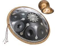 Handpan Drum Instrument 22 Pollici In Re Minore, Tamburo In Acciaio Per Adulti, Strumento A Percussione Per Tamburo In Acciaio Handpan Per Educazione Musicale/concerto/yoga Curativo Della Mente(Mandal
