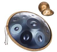 Handpan Drum Instrument 22 Pollici In Re Minore, Tamburo In Acciaio Per Adulti, Strumento A Percussione Per Tamburo In Acciaio Handpan Per Educazione Musicale/concerto/yoga Curativo Della Mente(Blue,1