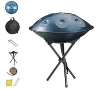 Handpan Drum - Note 9/10/12 In Re Curdo Minore Strumento A Percussione Professionale Handpan In Acciaio, Set Di Batteria Handpan A 432/440 Hz, Per Bambini E Adulti(Blue,432HZ/12Note)