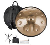 Handpan Drum - Note 9/10/12 In Re Curdo Minore Strumento A Percussione Professionale Handpan In Acciaio, Set Di Batteria Handpan A 432/440 Hz, Per Bambini E Adulti(B-440hz,10 notes)