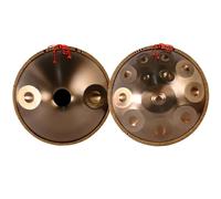 Handpan Drum Percussione, 432 Hz, Tamburo in Acciaio Martellato a Mano per Pura Risonanza Vocale e Anima Ideale per Meditazione e Musicoterapia